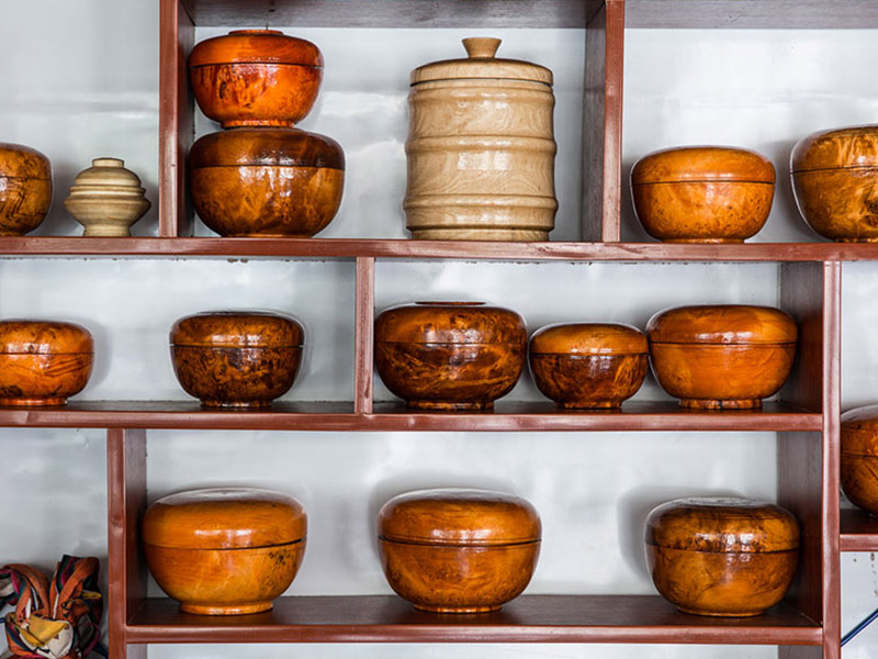 Tibetan wooden bowls