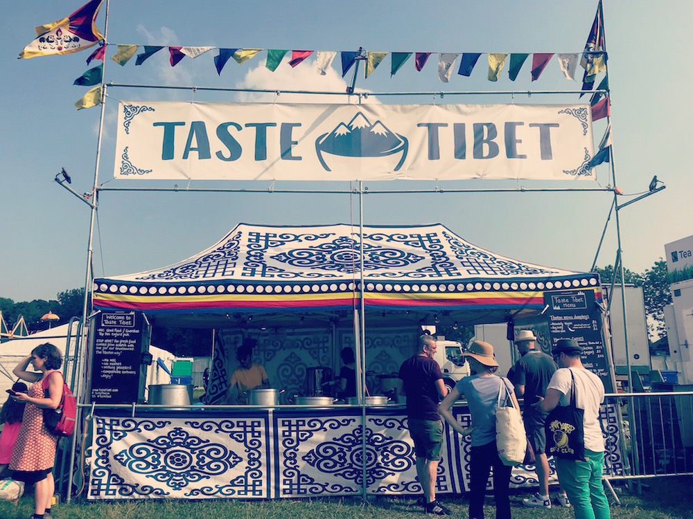 Taste Tibet tent