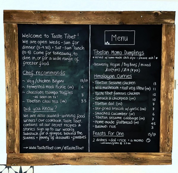 Tonight! We’ll see you 5-9.30pm for this menu of favourites available for dine in or take away 🚲 And don’t forget to sign up to our Substack for FREE MOMOS this Saturday and exclusive deals EVERY SINGLE WEEK! Just head to the link in bio. See you soon 🥟🥟.

.

tibetanfood tibetanrestaurant oxfordfood oxfordfoodie oxfordrestaurant independentoxford indieoxford