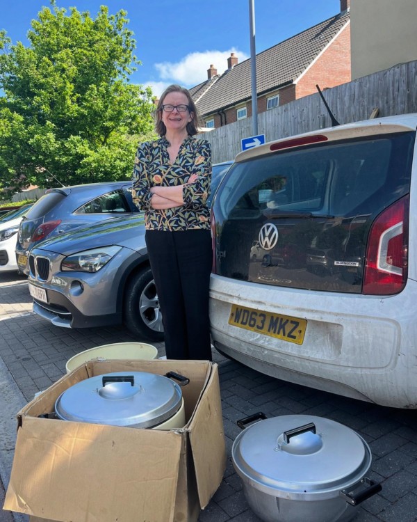 A regular day out for TT. First stop was the North Somerset Magistrate’s Court, where our friend Emily produced these two beasts from her wee VW Up. Emily is an old friend who lives in Totnes, where we managed to source these fabulous festival rice cookers through a fellow trader over the weekend. Thanks for facilitating the collection, Emily - we will put them to good use over the summer 👀After the excitement of the handover, we really enjoyed our fish and chips on the beach at Weston-super-Mare, before heading back home via Bristol’s legendary Sweet Mart. This much-loved cornucopia of south Asian delicacies was started in the 1970s by Ugandan refugee Kassam Ismail Majothi, whose four sons now run the iconic shop, deli, restaurant and wholesale business that have grown out of the original location. We had no idea, but Bristol’s only Tibetan restaurant thejourneybristol is situated on the same street. What a joy to meet owners Phuntsok and Tsering, who have created a veritable oasis on busy St. Marks Road. Yeshi managed to squeeze in a sweet lassi and 8 juicy momos, which was impressive just an hour after his fish and chips. I thoroughly enjoyed my iced tea. Brilliant day out 🙏🏽 Thank you all x

.

.

bristolsweetmart thejourneybristol tibetanfood tibetanrestaurant bristolfood bristolrestaurants tastetibetontour
