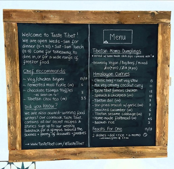 We’re all go again from tonight, 5pm, with this momolicious menu of mazingness. Dine in or take away every evening through till Sunday, with lunches at the weekend too. Tell a friend! We’ve had a slow couple of weeks 🐌.

.

tibetanfood tibetanrestaurant oxfordfood oxfordrestaurants eastoxford independentoxford indieoxford