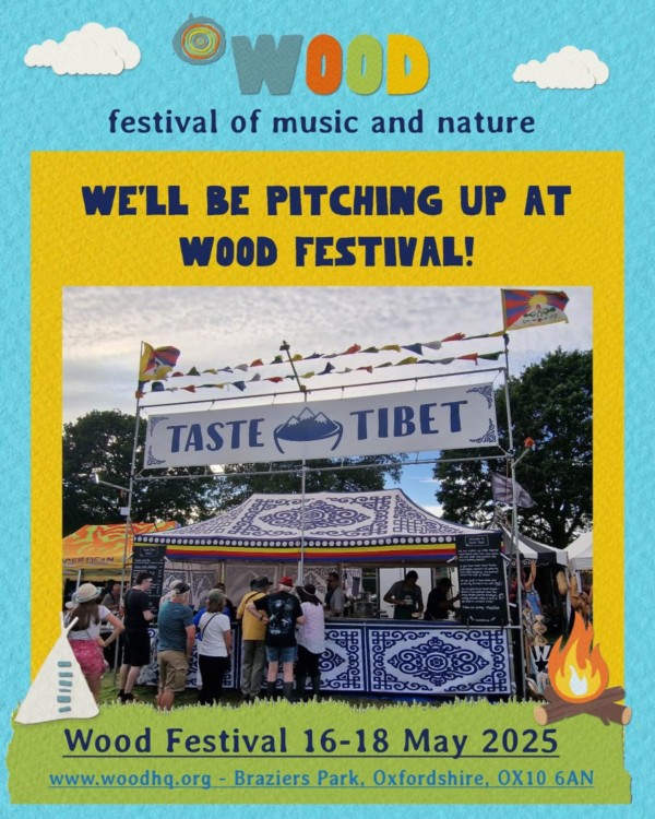 WOOD was our first “big” festival (it’s actually tiny). Yeshi took a rag tag team to help him (our kids were too small then for the rest of us to be able to participate in any meaningful way). He sold out of everything almost before food hit the pots - a steep learning curve.After a brief hiatus, we are so excited to say that this year we’ll be back! Thank you woodfestival for having us to Brazier’s Park again this May, and thank you for the opportunity you gave us to dip our toes into what has become quite a love affair with the UK festival scene.

Will we see you there? Let us know in the comments!

.

.

woodfestival woodfest tastetibet tibetanfood festivalfood tibetanrestaurant festivallife festivalseason
